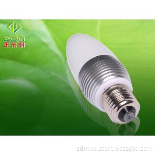 E27 LED Candle Light 3W 260~280LM Warm White 2700~3000K
